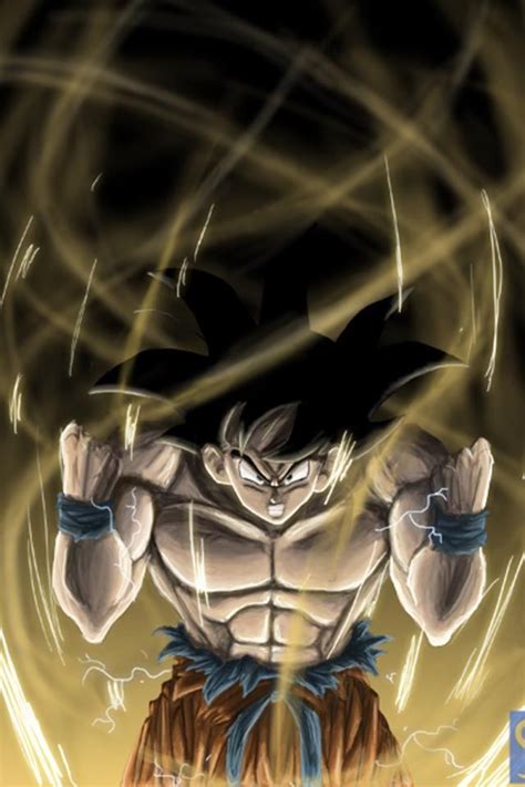 Goku Powering Up Art Anime Dragon Ball Dragon Ball Dragon Ball Super