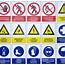 Symbols Warning Signs Construction Site Stock Photo  Download Image