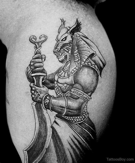 Anubis Egyptian Tattoo 2 Tb107 Egyptian Tattoo Anubis Anubis Tattoo