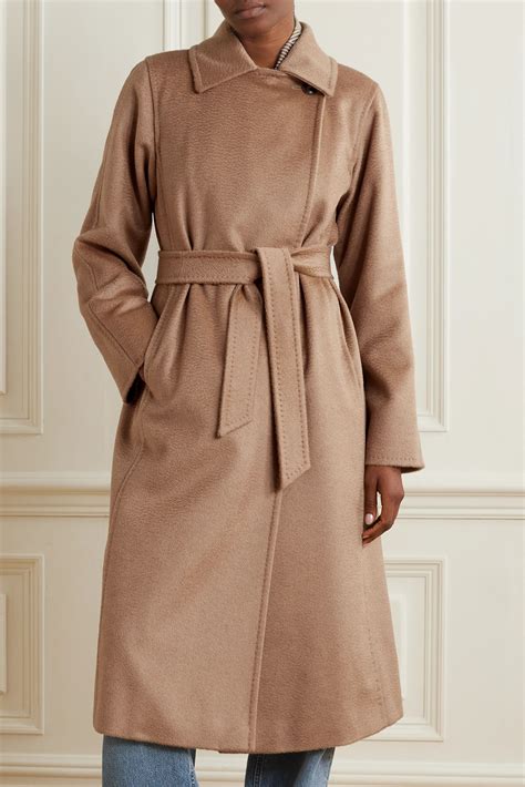Camel 101801 Icon Double Breasted Wool And Cashmere Blend Coat Max