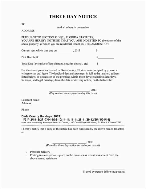 Day Eviction Notice Ohio Printable This Form Can Be Used For Tenants