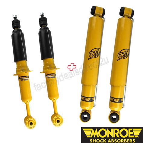Monroe Gas Magnum Shock Absorbers Full Set F And R Suit Hilux Ggn25