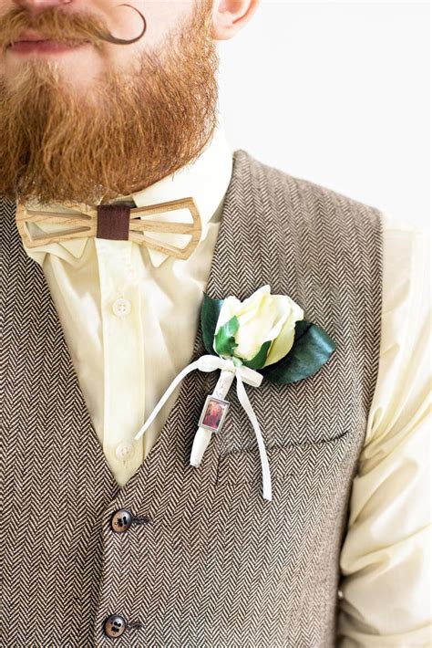 Grooms Boutonniere Photo Frame Charm Memorial Boutonniere Charm Etsy Wedding For Him Bfr119