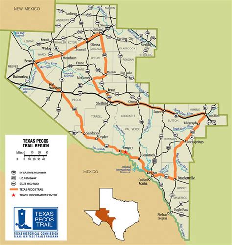 Pecos Texas Map