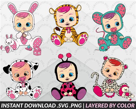 Cry Babies Svg Bundle Cry Babies Svg Cry Babies Birthday Etsy