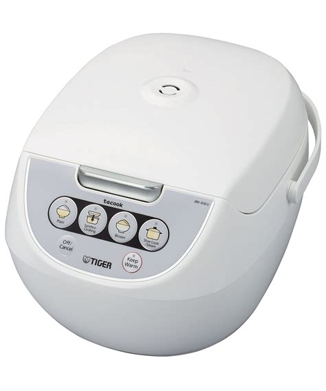 TIGER JBV A U Cup Uncooked Micom Rice Cooker With Food Steamer