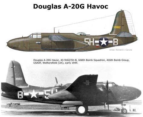 Douglas A 20g Havoc Wwii Aircraft Military Aircraft Reconnaissance
