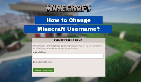 How To Change Minecraft Username Ultimate Guide
