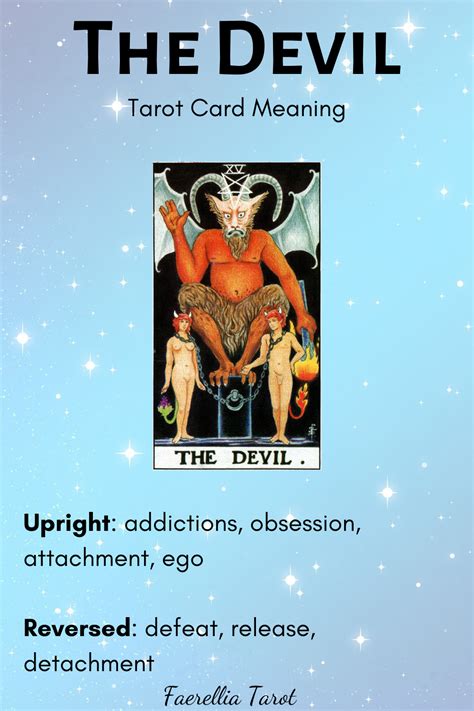 The Meaning Of The Devil Tarot Card In 2023 Bipbap Tarot