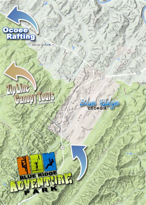 Directions To Blue Ridge Adventure Park