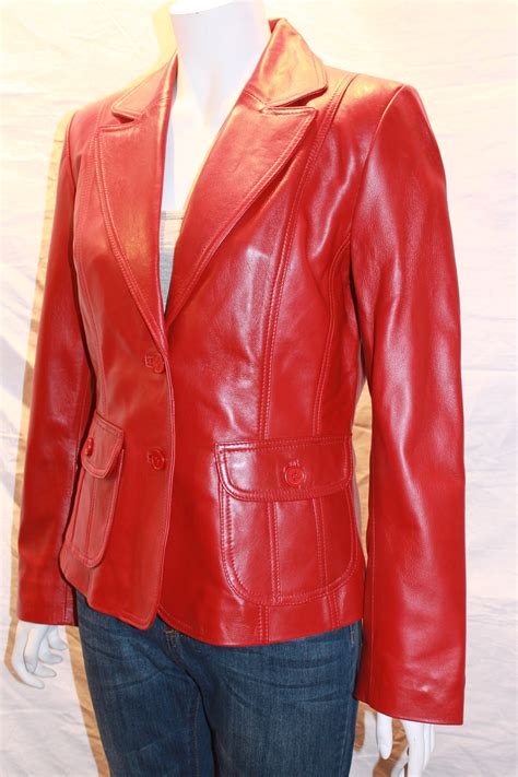 Ladies Leather Blazer Radford Leather Fashions Quality Leather And