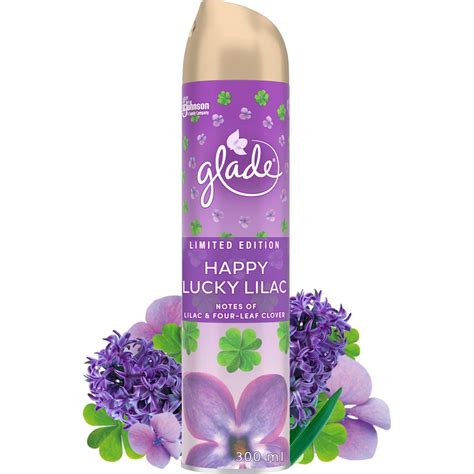 Glade Happy Lucky Lilac Aerosol Air Freshener Ml Wilko