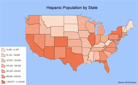 Hispanic Population State And County A Hispanic News Source
