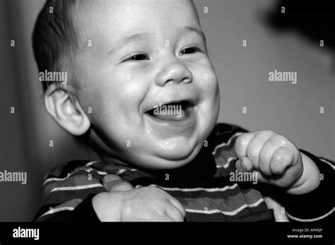 Happy Boy Laughing Stock Photo Alamy