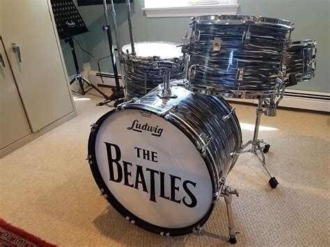 Ludwig Ringo Kit Classic Maple 2003 Black Oyster Pearl Reverb