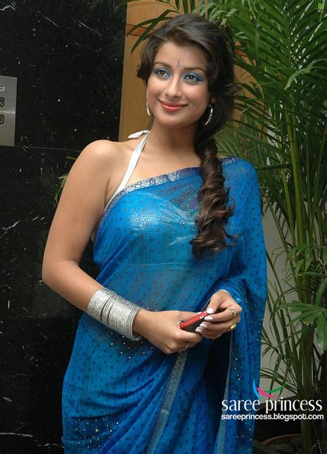 Bollywood Wallpaper Tamil Actress Madhurima Hot In A Blue See Through Saree