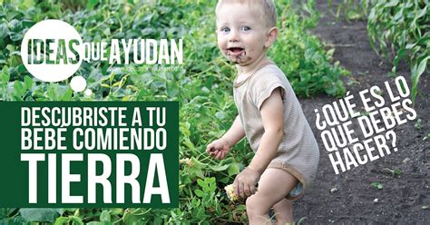 Descubriste A Tu Bebé Comiendo Tierra ¿qué Es Lo Que Debes Hacer