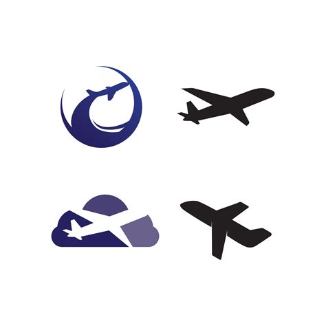 Flight Aeroplane Vector And Logo Design Transportation 2758820 Vector