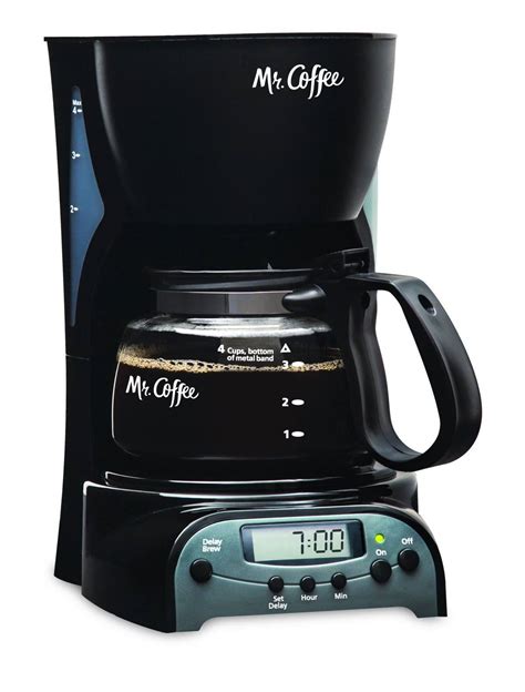 Mr Coffee 4 Cup Programmable Coffeemaker Drx5 Wgl 03