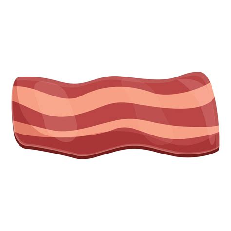 Bacon Slice Icon Cartoon Style 14382860 Vector Art At Vecteezy