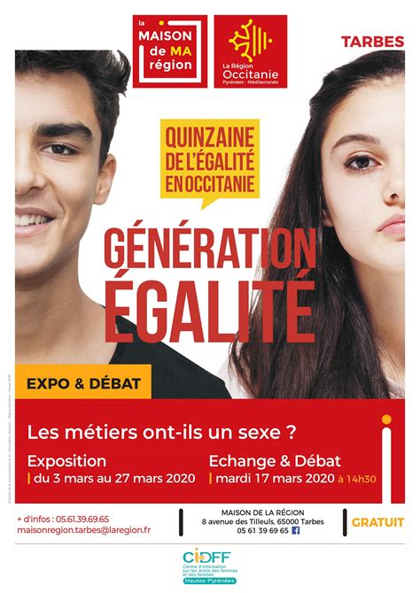Les Métiers Ont Ils Un Sexe Mardi 17 Mars 2020 Région Occitanie Pyrénées Méditerranée