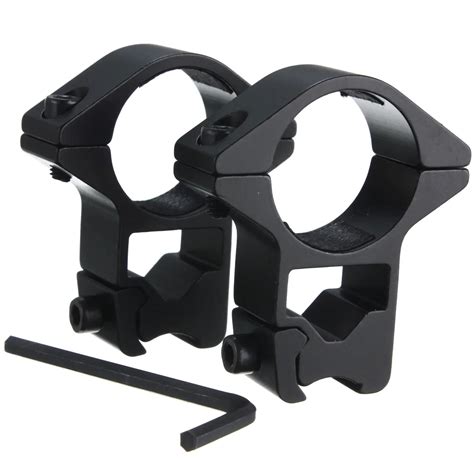 2pcs Tactical High Profile 25mm 1inch Quick Release Scope Rings 11mm