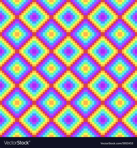 Pixel Pattern Royalty Free Vector Image Vectorstock