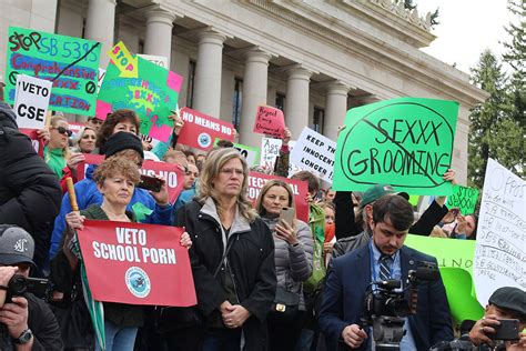 protesters blast legislature s sex education directive federal way mirror