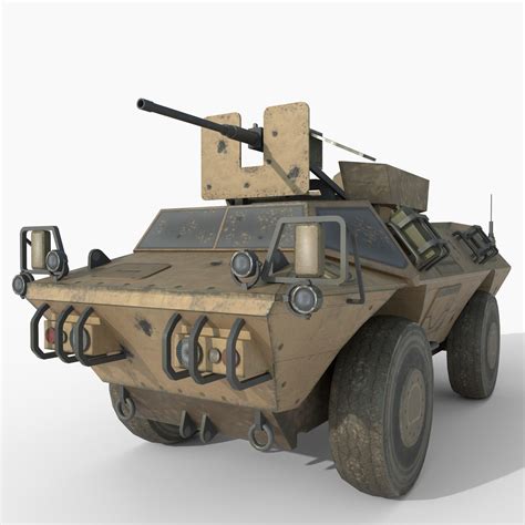 3d Model The M1117 Guardian Armored Security Vehicle Vr Ar Low Poly