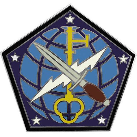 704th Military Intelligence Brigade Combat Service Identification Badg