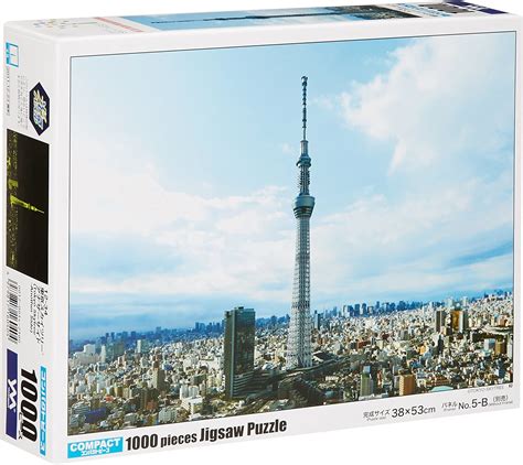 Jp 1000ピース ジグソーパズル 東京スカイツリーr アナザーサイド コンパクトピース 38x53cm おもちゃ
