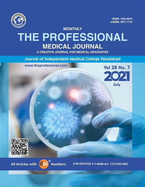 Vol 28 No 07 2021 Vol 28 No 07 The Professional Medical Journal