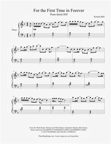 Jelias Music Playground Piano Sheets And Lyrics For The First Time In