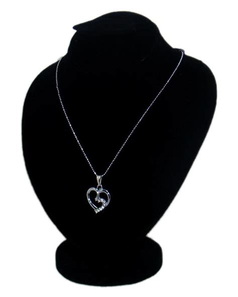 Silver Metal Heart Shape Pendant For Women 1 Online Shopping Store In Pakistan With Real