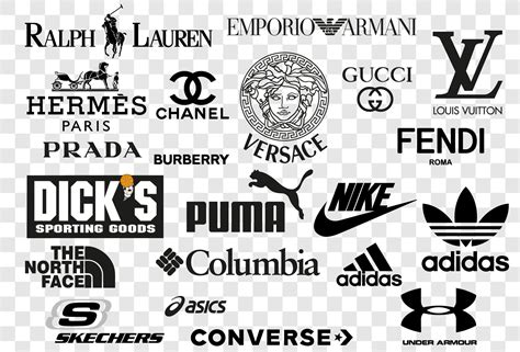 Logo popular clothing,footwear brand | Pre-Designed Illustrator gambar png