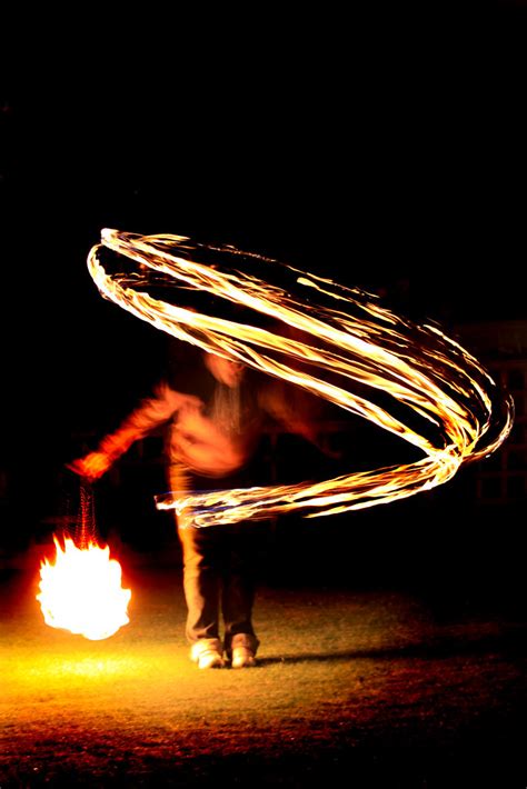 Fire Spinning First Attempt At Photographing Fire Spinning