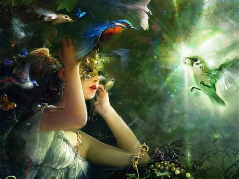 Natural Green Fairy Background Wallpapers Fairy Background Wallpapers