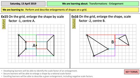 Transformations Enlargement Teaching Resources
