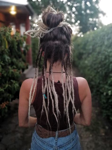 Partial Dreads With Extentions By Implexa Dreads Sweden Half Rasta