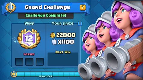 Clash Royale Grand Challenge Best Three Musketeer Deck Youtube