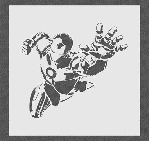 Iron Man Stencil