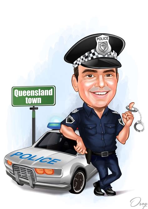 Police Cartoon Cartoon Design Caricature Custom Cartoons