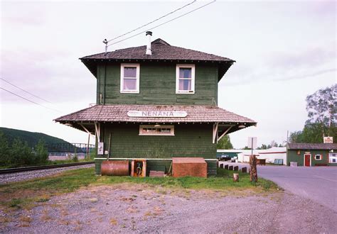 Alaska Railroad Depot In Nenana Alaska Taken On Tachihara Flickr