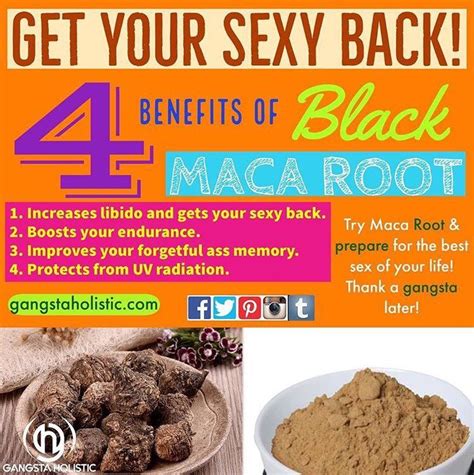 black maca root can bring your sexy back is your libido waning like a muthafucka then you need