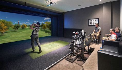Pro Series Residential Full Swing Golf Simulator Room Golf