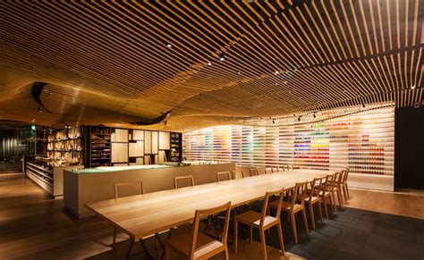 Kengo Kuma Designed A Wave Of Bamboo For The Interior Of
