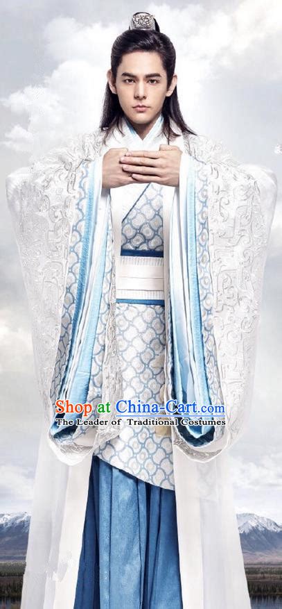 Traditional Ancient Chinese Nobility Childe Costume Elegant Hanfu Male