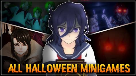 All Spin Off Halloween Games Yandere Simulator Youtube