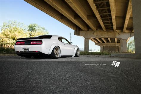 Liberty Walk And Sr Auto Unite For Monstrous Dodge Challenger Hellcat
