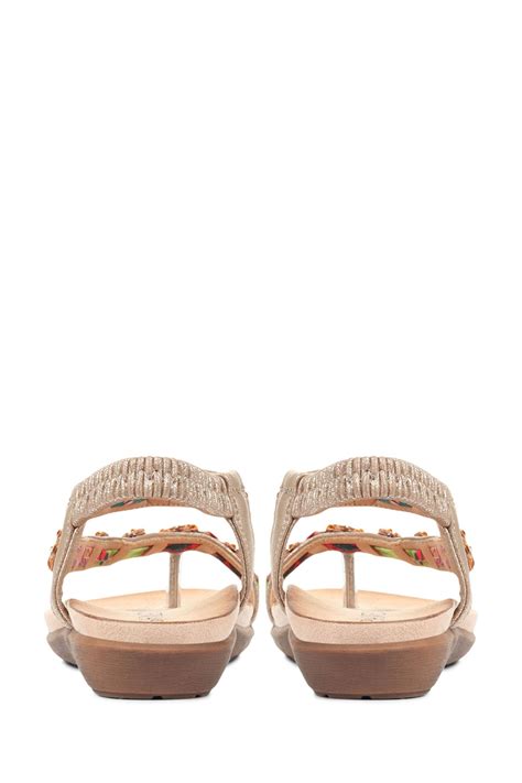 buy pavers ladies embellished toe post sandals from next austria